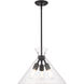 Malta 3 Light 18 inch Matte Black Pendant Ceiling Light